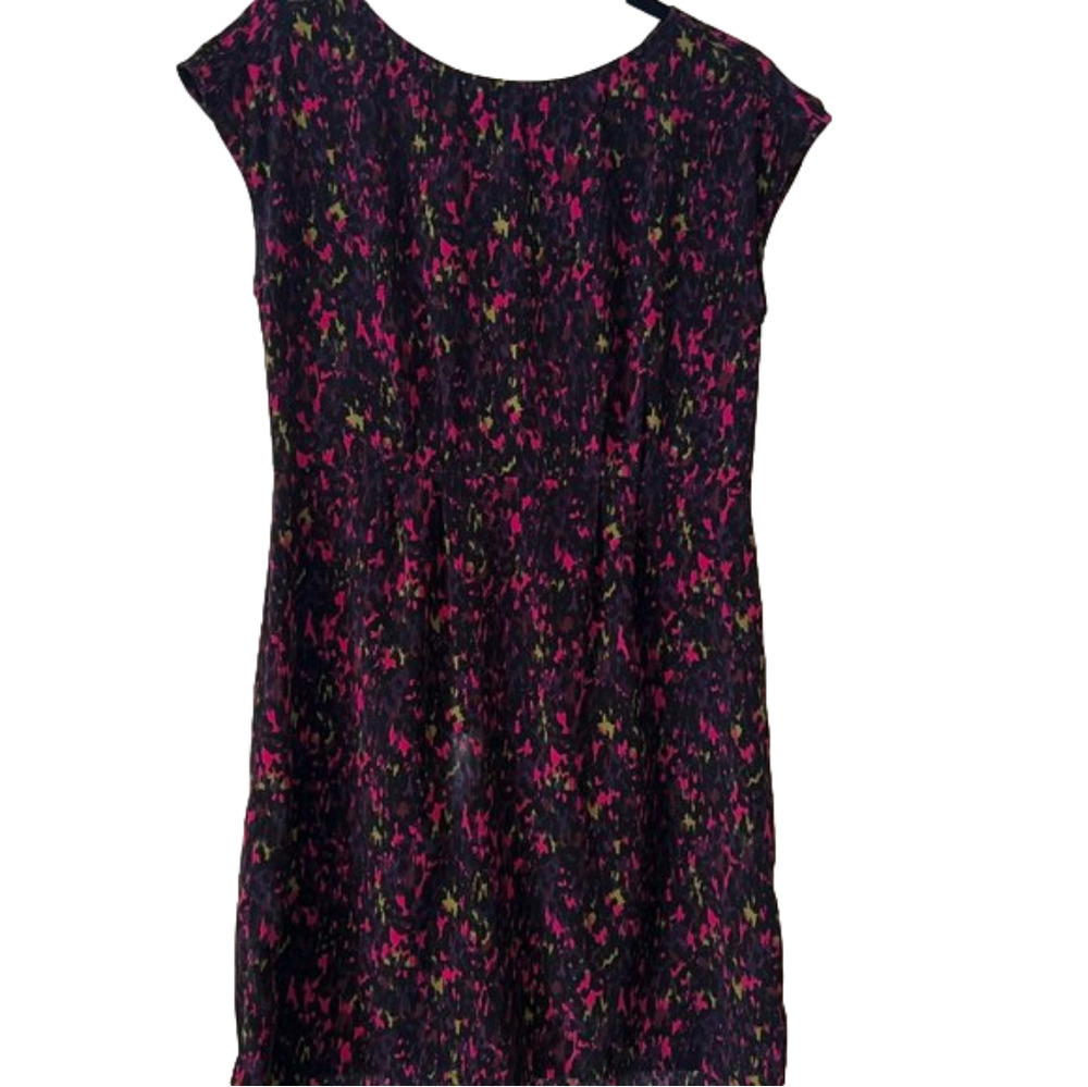 Nine Bird Pink Black Sleeveless Dress Large.